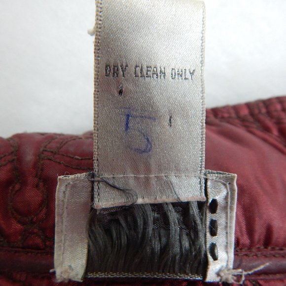 Chico's Womens Brown and Red Reversible Embroidered Zip Up Coat Size 0 - Picture 9 of 9